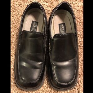 Boys Black Slip-on Dress Shoes, Sz 11.5